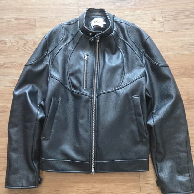 바이커 레더 자켓