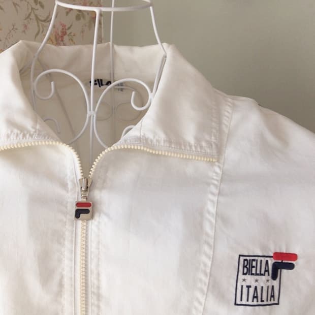 빈티지 vintage fila 휠라 바람막이 져지 