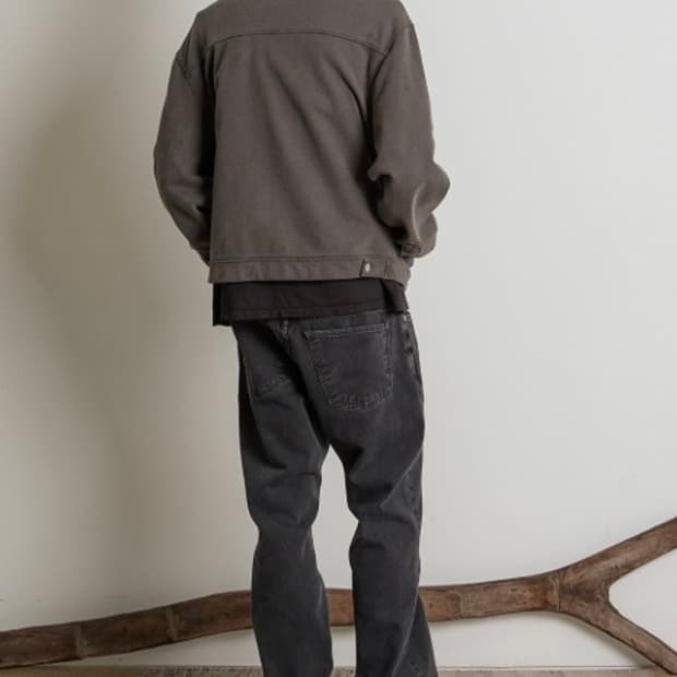 8division 세미 플레어핏 데님 워시드블랙