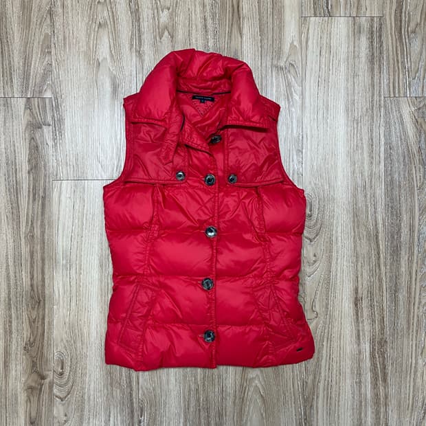 타미힐피거 덕다운 패딩 베스트 M 우먼스