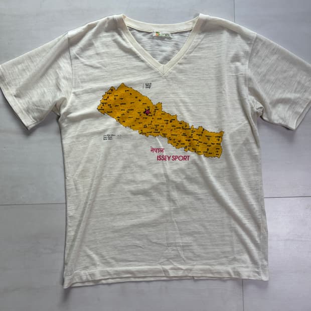 80s issey miyake nepal t shirt