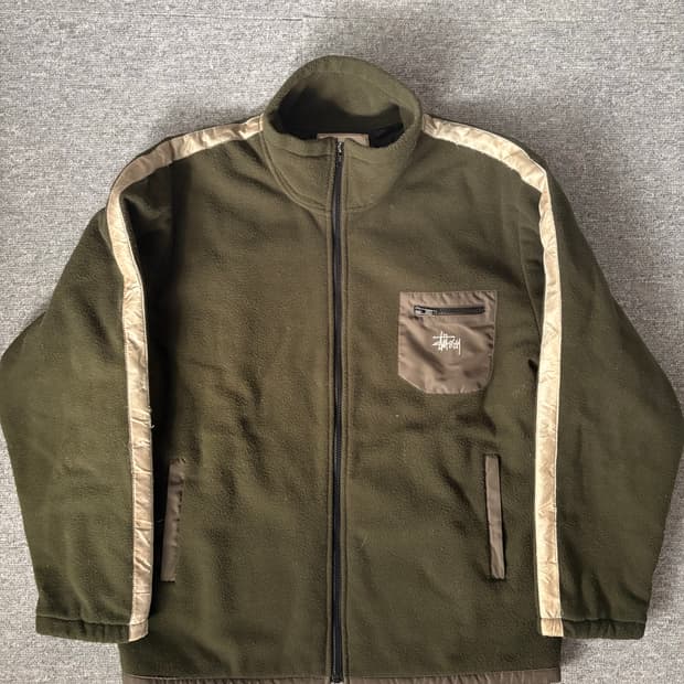 [L] 00s 올드 스투시 플리스 자켓