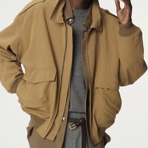 렉토 빈티지 프레스드 크리즈 점퍼 올리브 2사이즈