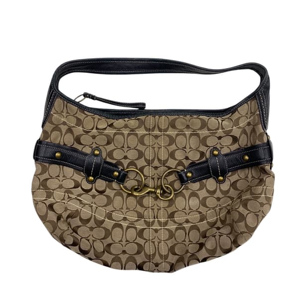 코치 y2k 버클 빅 호보숄더