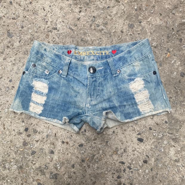 (EXSEDCITE)Y2K Damaged Short Pants
