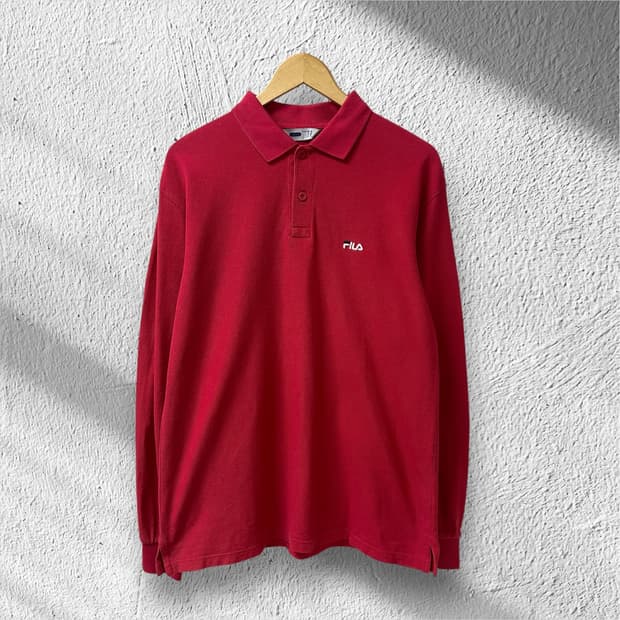 (100)90'S 휠라 PK 긴팔-Y373