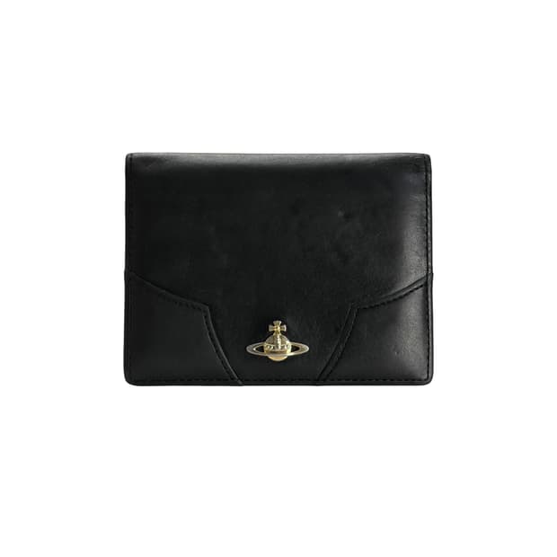 orb leather patch card case