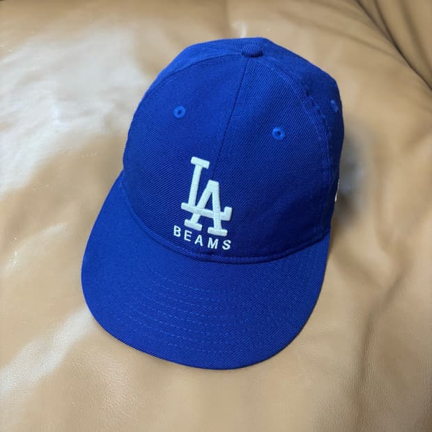 BEAMS 빔즈 빔스 뉴에라 9Fifty 6패널 볼캡 모자 LA다저스