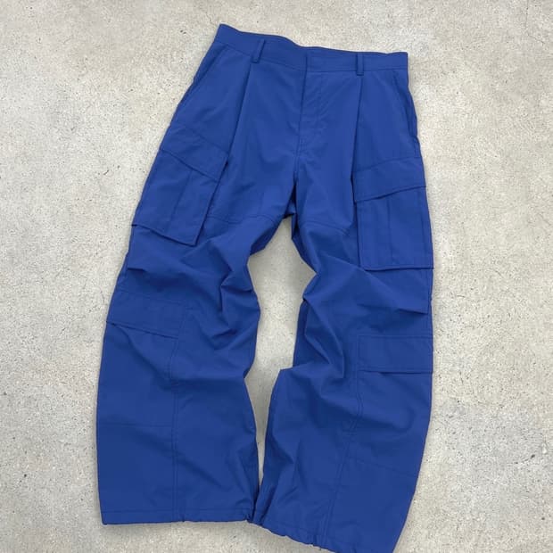 준지 24FW 폴리 백 스트링 팬츠