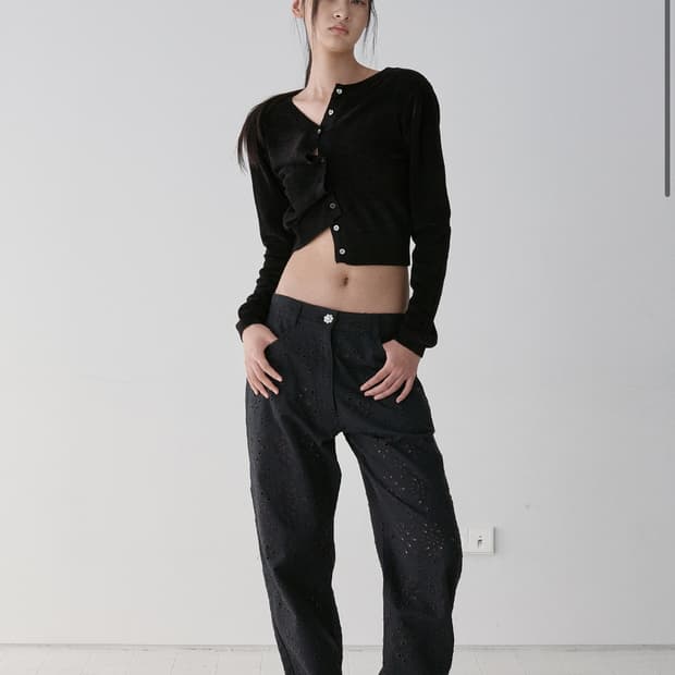 Seo 에스이오 아일렛 레이스 팬츠 2 