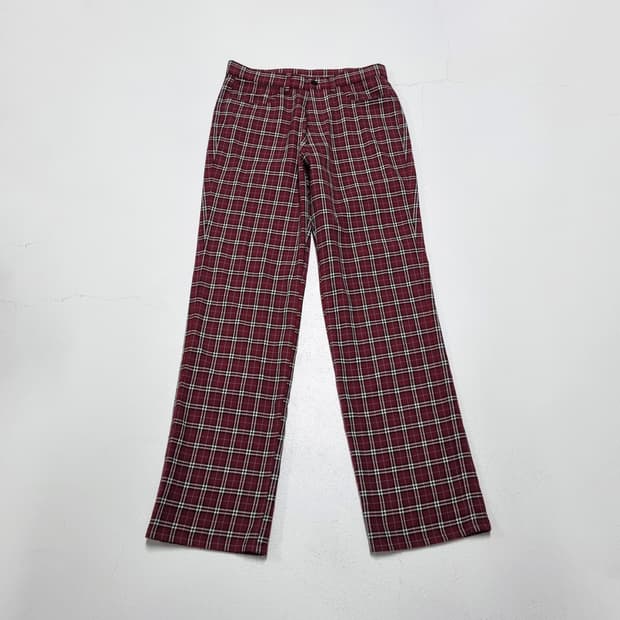 버버리 블랙라벨 타탄체크 슬랙스 - 29