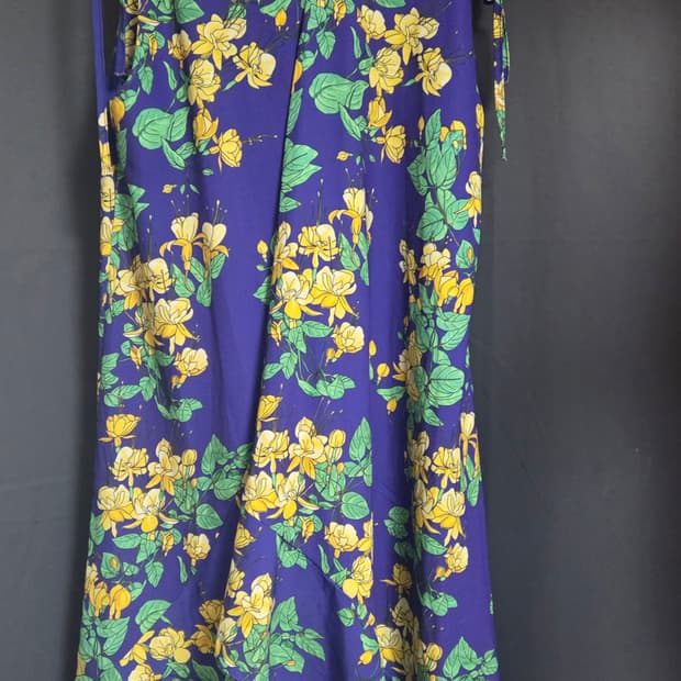 빈티지 플라워 언발란스 원피스