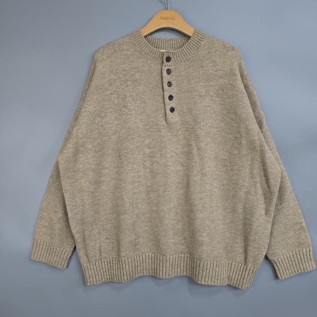 라퍼지스토어(LAFUDGE STORE) 헨리넥 니트 L