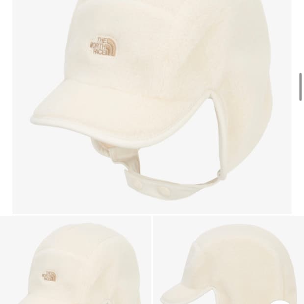 노스페이스 플리스모자 