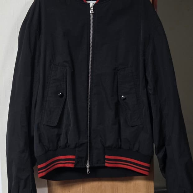 Dries van noten back zipper bomber