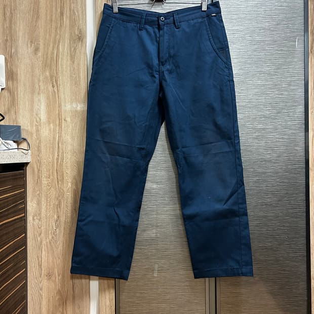 반스 어센틱 네이비 치노팬츠 32