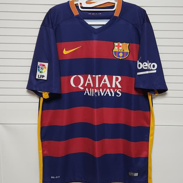 15-16 나이키 바르셀로나 홈 유니폼 반팔 노마킹