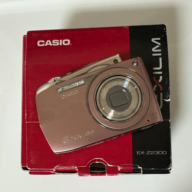 카시오 엑슬림 z2300 핑크 풀박 casio exilim z2300