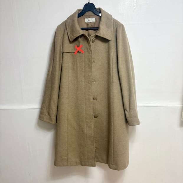 캐시미어 100% 베이지 코트