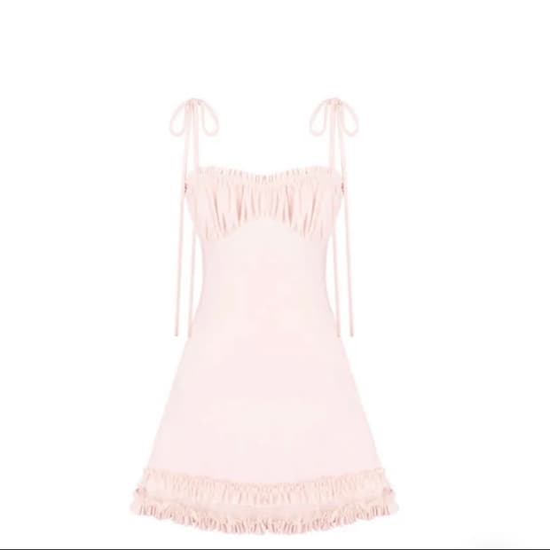 [클리시어/코프] 셔링 끈 원피스