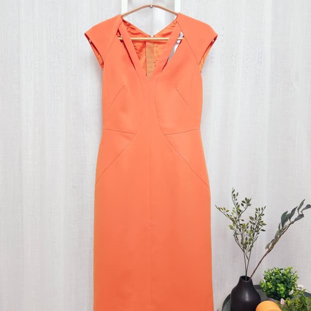 karen millen 절개 드레스