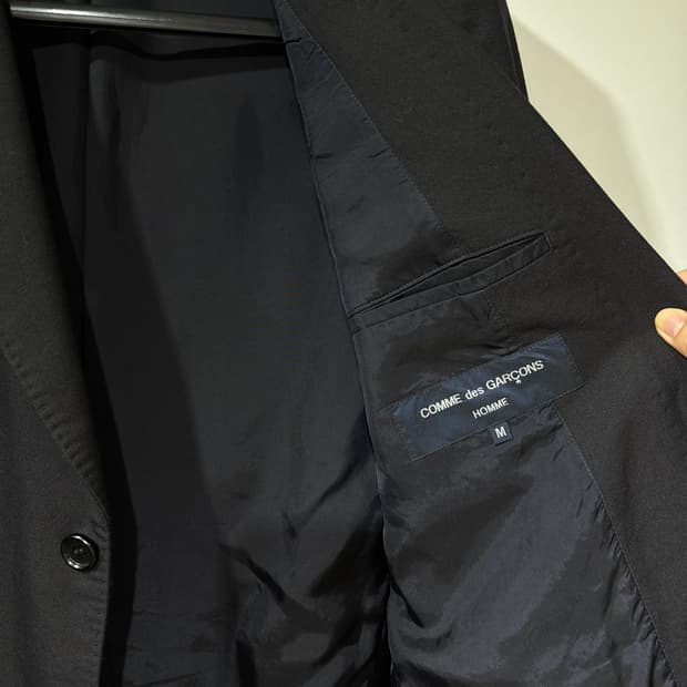 꼼데가르송 옴므 진네이비 자켓