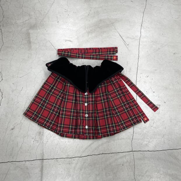 Takuya Angel Tartan Check Skirt