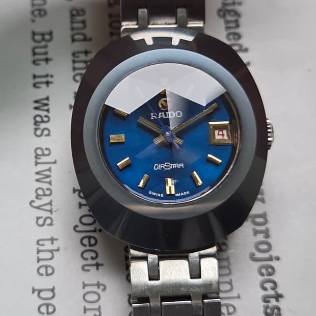 레어] 빈티지 라도 다이아스타3 통세라믹 베젤 여성용 브레이슬릿 ver.