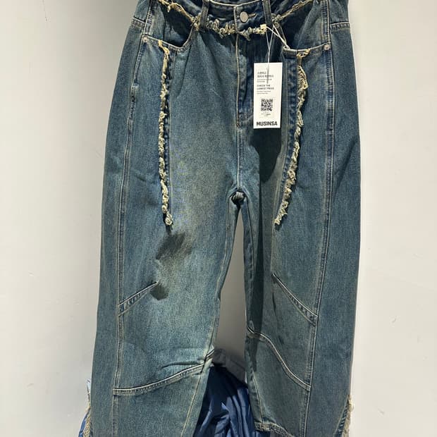 낫포너드 와이드 데님 팬츠