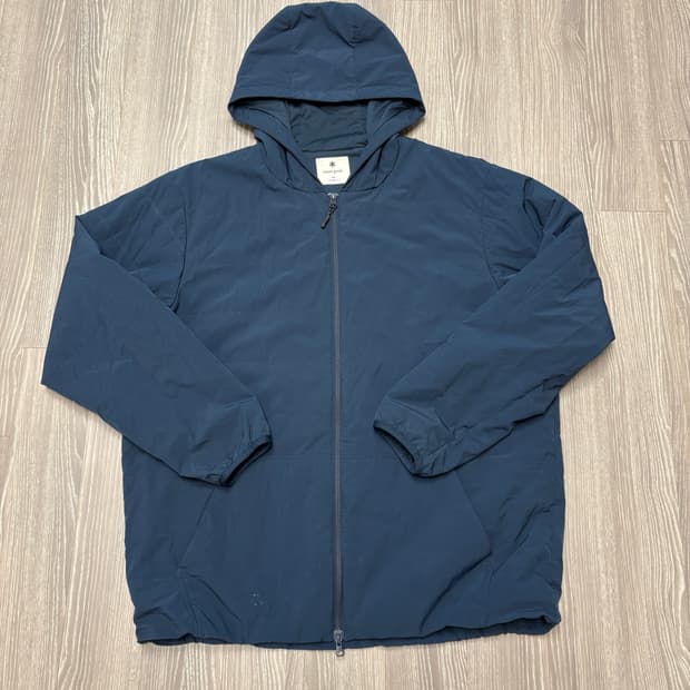 스노우피크 인술레이션 후드 집업 네이비 xxl