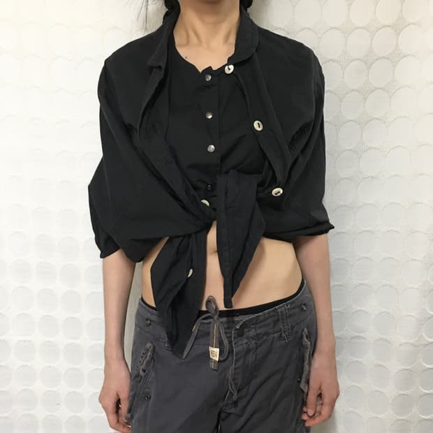 비비안웨스트우드 레이어드 드레이핑 탑