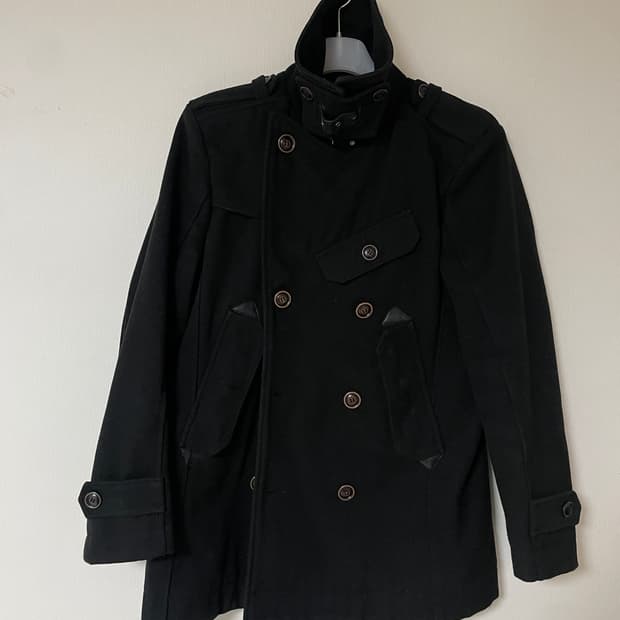 디젤 블랙 코트 S USA 정판 