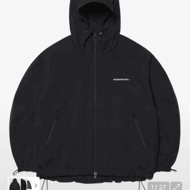 노매뉴얼 바람막이 M