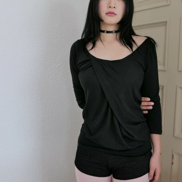 베이비랩 fountain t in black