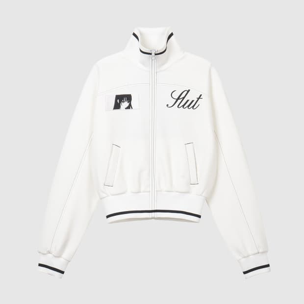 1 2 본네 패치 트랙 자켓 화이트 미개봉 새제품 판매