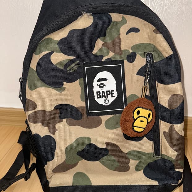 베이프 백팩 bape 마일로 키링 잡지부록