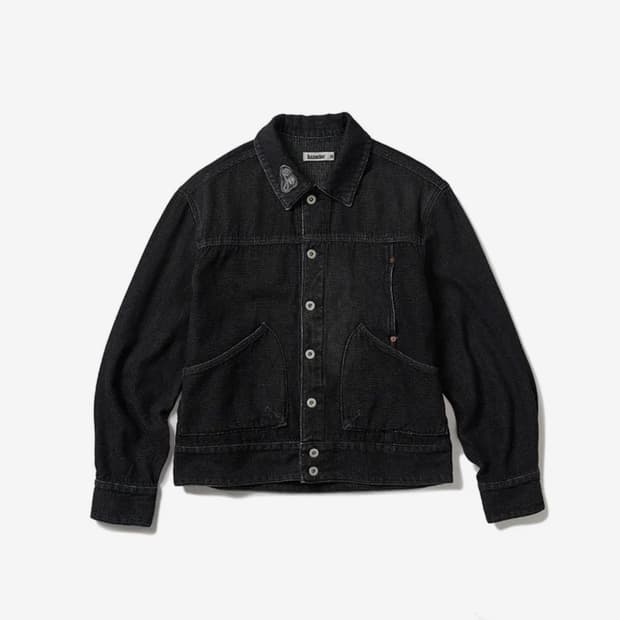 카락터-Sphinx denim short trucker jacket