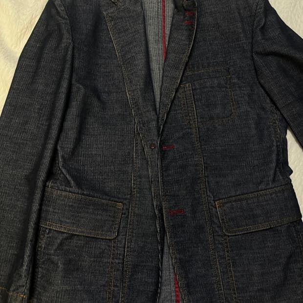 빈티지 데님 블레이저