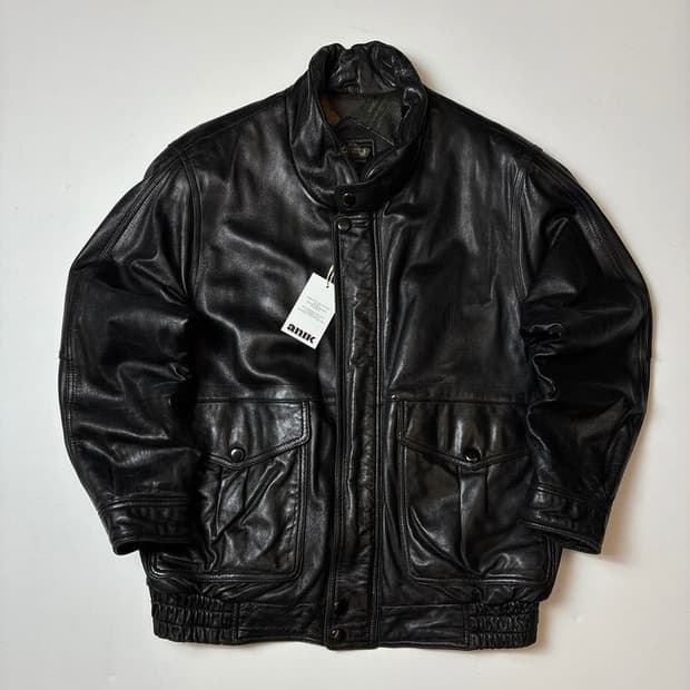 EMOTIONS 이모션 90's 양가죽 레더 봄버 자켓 PN8332