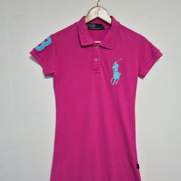 폴로랄프로렌Polo 빅로고 코튼 카라 원피스 S - O10