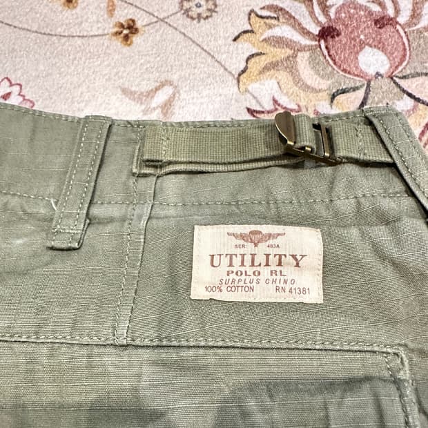 폴로 랄프로렌 유틸리티 립스탑 카고팬츠