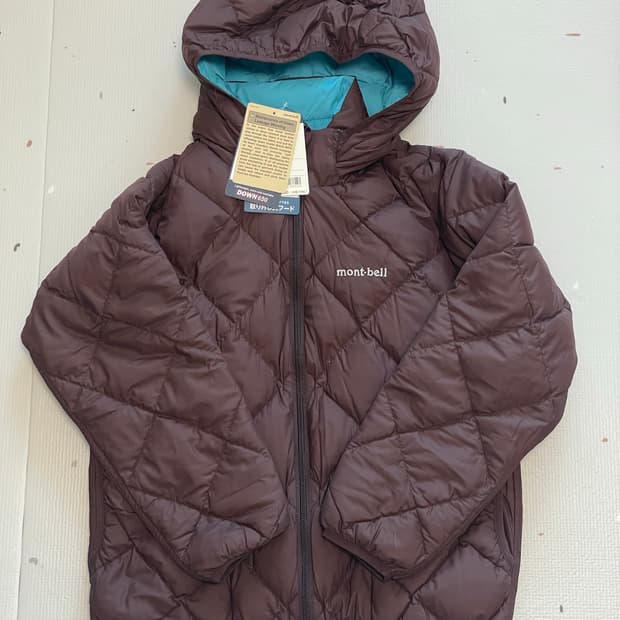 몽벨 키즈 다운 패딩 150 새상품