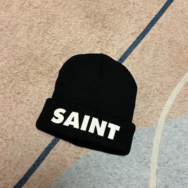 세인트 미카엘 (Saint Mx6) 23aw SAINT 비니 블랙
