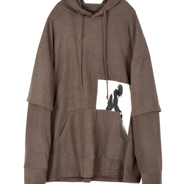 선데이오프클럽 후드 브라운 키드밀리 기리보이 착용