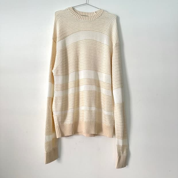 Net pennel loose knit / ivory