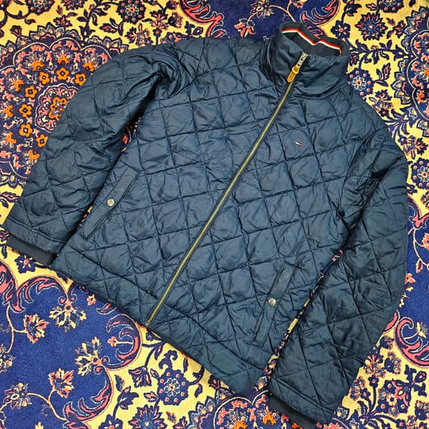 타미힐피거 다이아몬드 퀄팅 점퍼 M size(95-100)