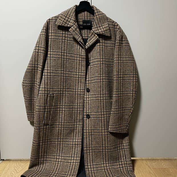 Each x Other Paris 체크 모 코트 