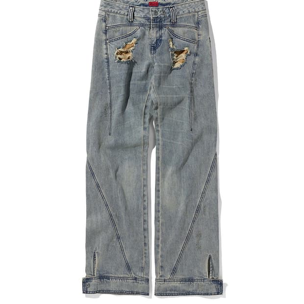 새상품) 미스치프 아나토미 진 블루 그레이 미스치프 바지