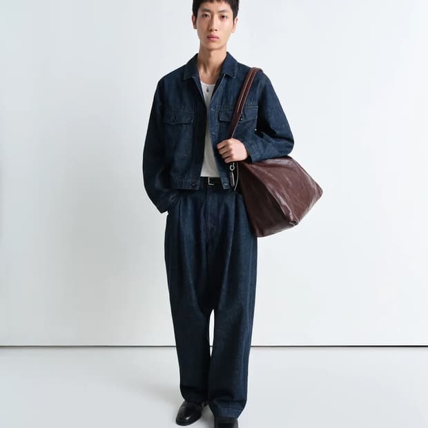 (48) Lemaire 24fw 인디고 데님 트러커 자켓