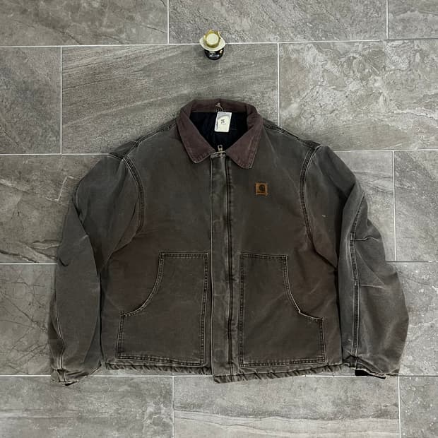 (XL)칼하트 덕 디트로이트 자켓 J22CHT 체스트넛